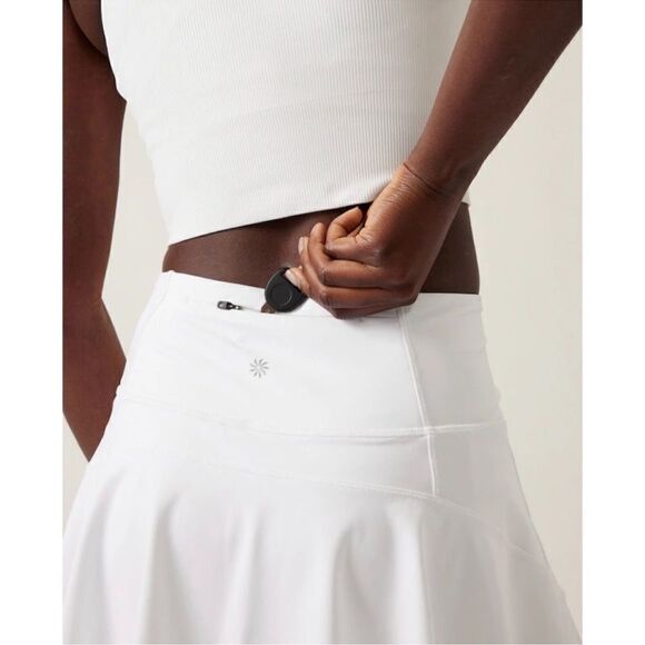 Athleta Ace Tennis Skort 13.5" Bright White 1X - Picture 4 of 9